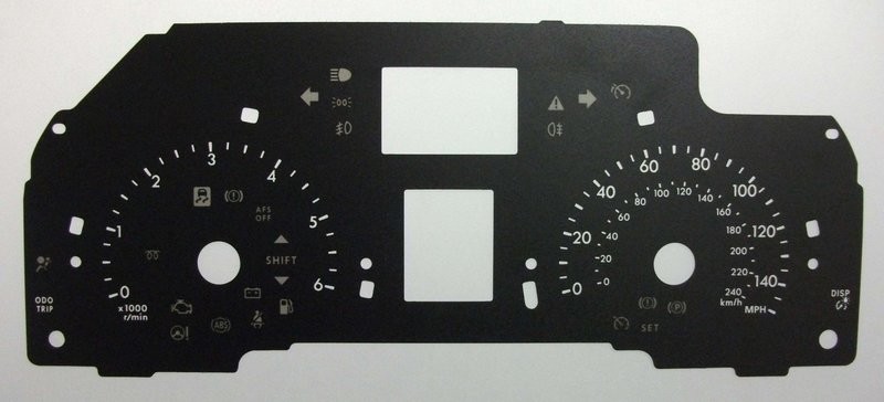 AVENSIS DIESEL MPH DIAL CONVERSION