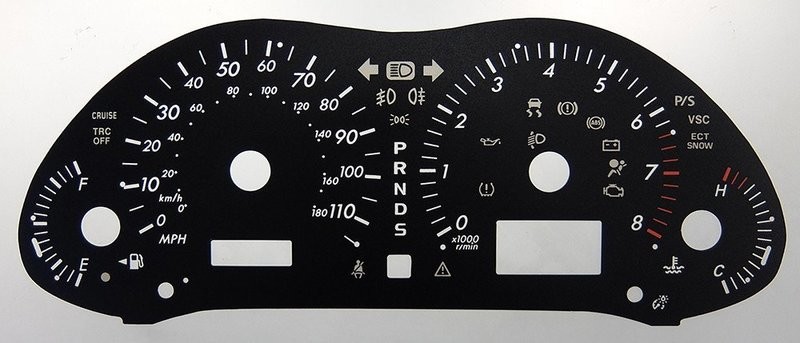 AVENSIS AUTO MPH DIAL CONVERSION