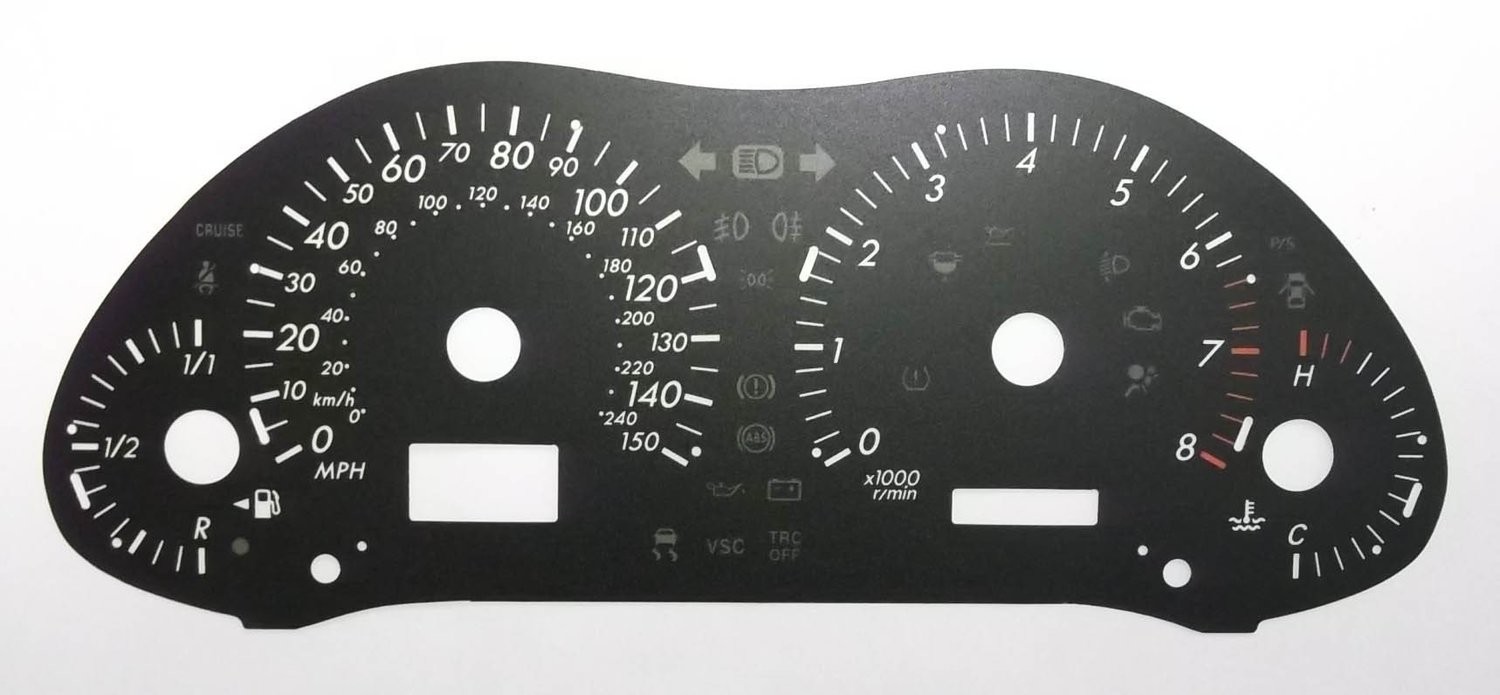 AVENSIS MPH DIAL CONVERSION
