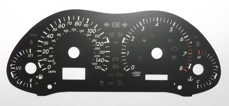 AVENSIS MPH DIAL CONVERSION