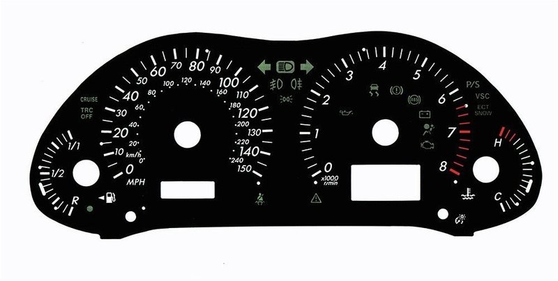 AVENSIS MPH DIAL CONVERSION