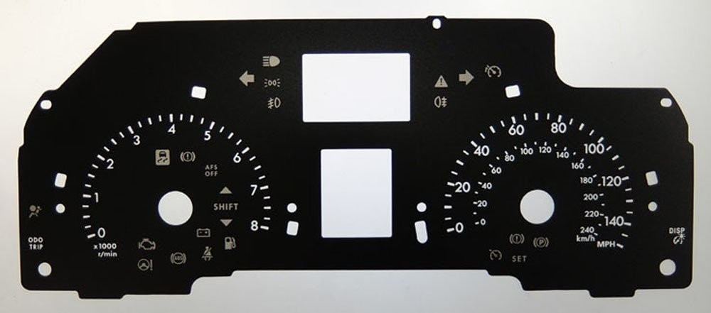 AVENSIS MPH DIAL CONVERSION