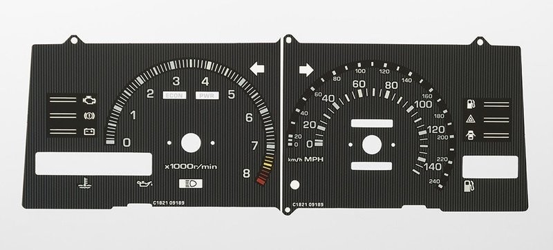 COROLLA AE86 MPH DIAL CONVERSION