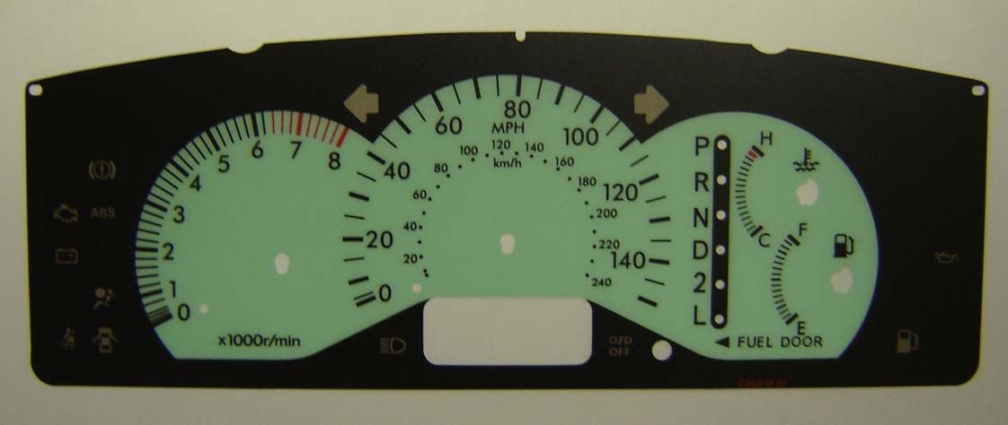 COROLLA MPH DIAL CONVERSION