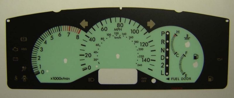 COROLLA MPH DIAL CONVERSION