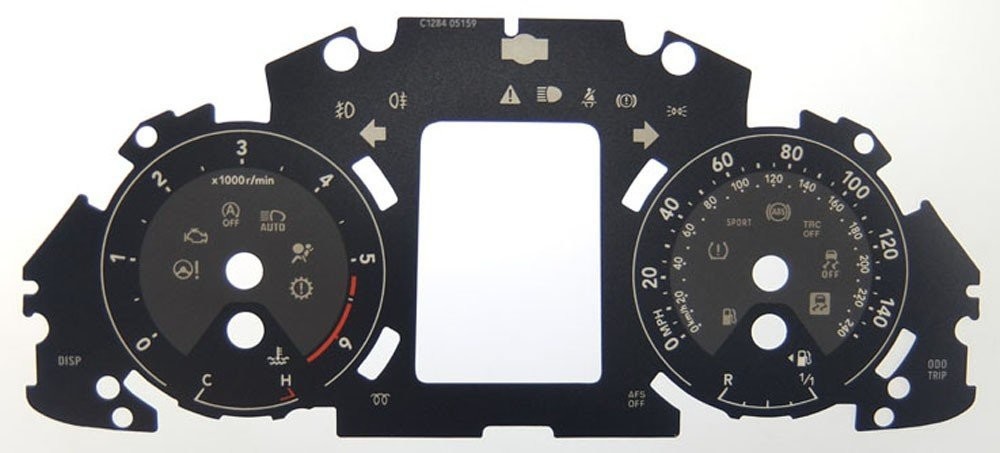 COROLLA DIESEL MPH DIAL CONVERSION