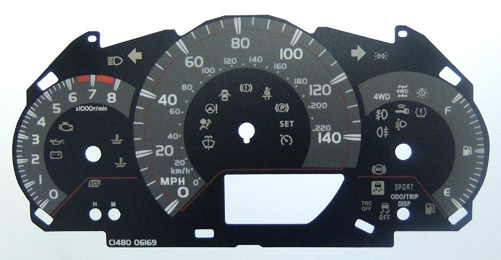 VITZ / YARIS MPH DIAL CONVERSION