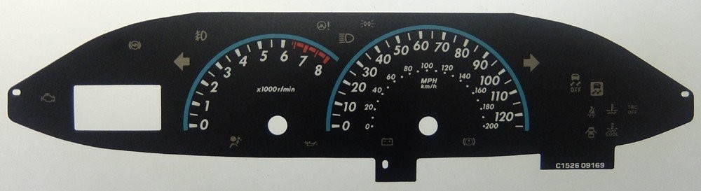 VITZ / YARIS MPH DIAL CONVERSION