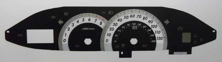 VITZ / YARIS MPH DIAL CONVERSION