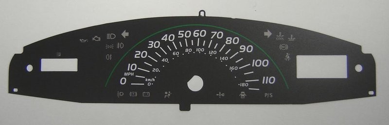 VITZ / YARIS MPH DIAL CONVERSION