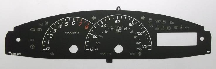 VITZ / YARIS MPH DIAL CONVERSION