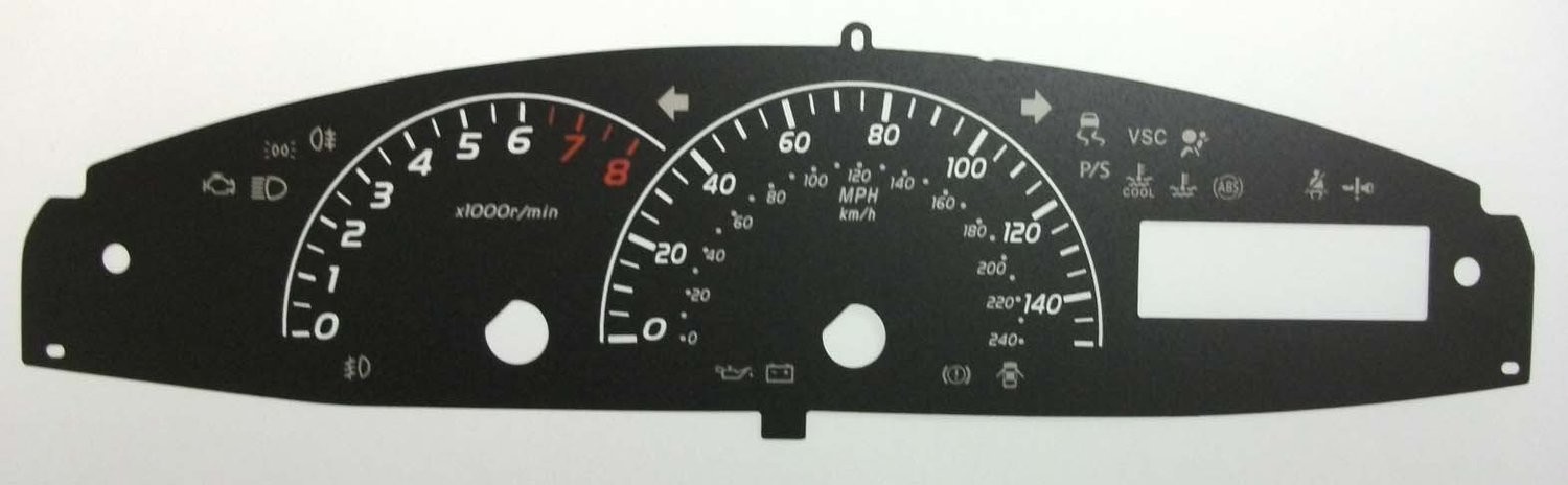 VITZ / YARIS MPH DIAL CONVERSION