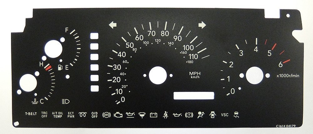 HIACE REGIUS MPH DIAL CONVERSION