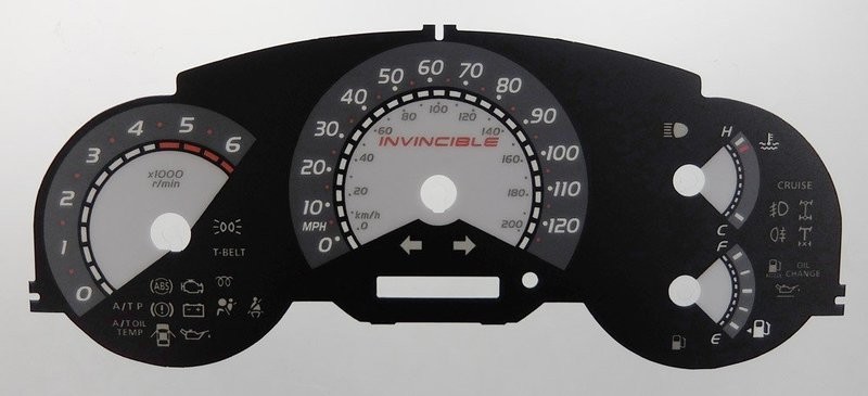 HILUX / VIGO MPH DIAL CONVERSION