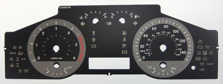 LANDCRUISER MPH DIAL CONVERSION