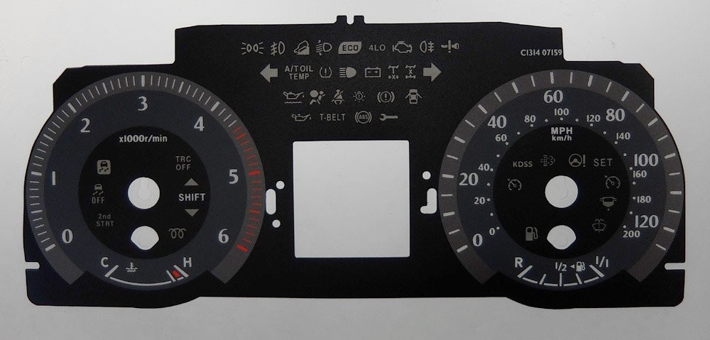 LANDCRUISER MPH DIAL CONVERSION