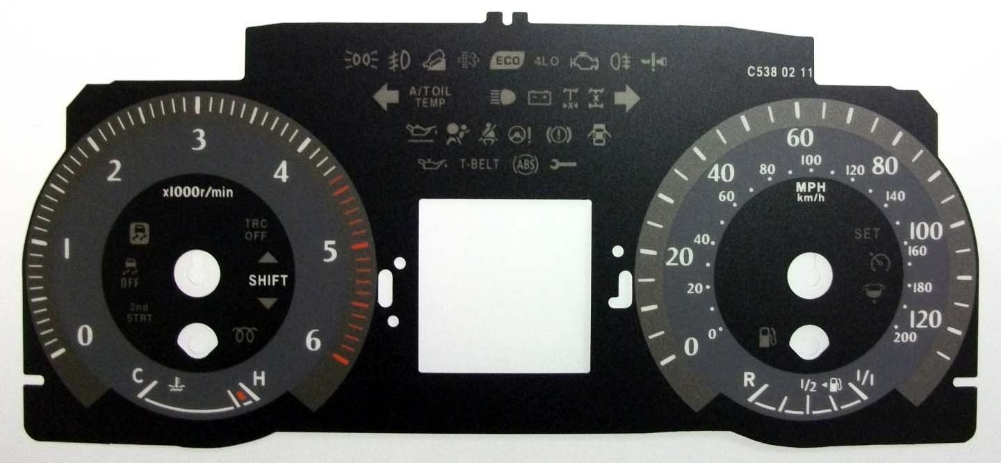 LANDCRUISER MPH DIAL CONVERSION