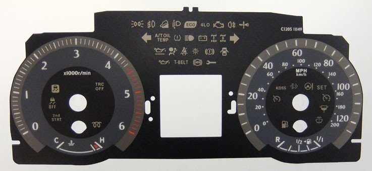 LANDCRUISER MPH DIAL CONVERSION