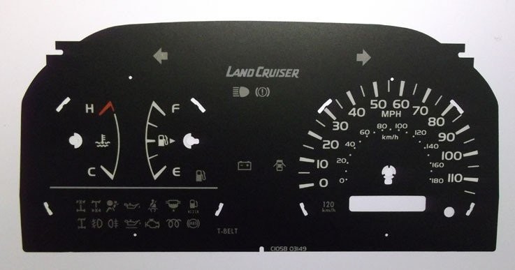 LANDCRUISER MPH DIAL CONVERSION