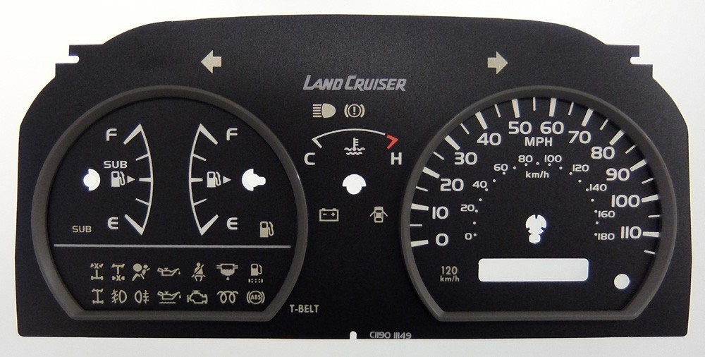 LANDCRUISER MPH DIAL CONVERSION