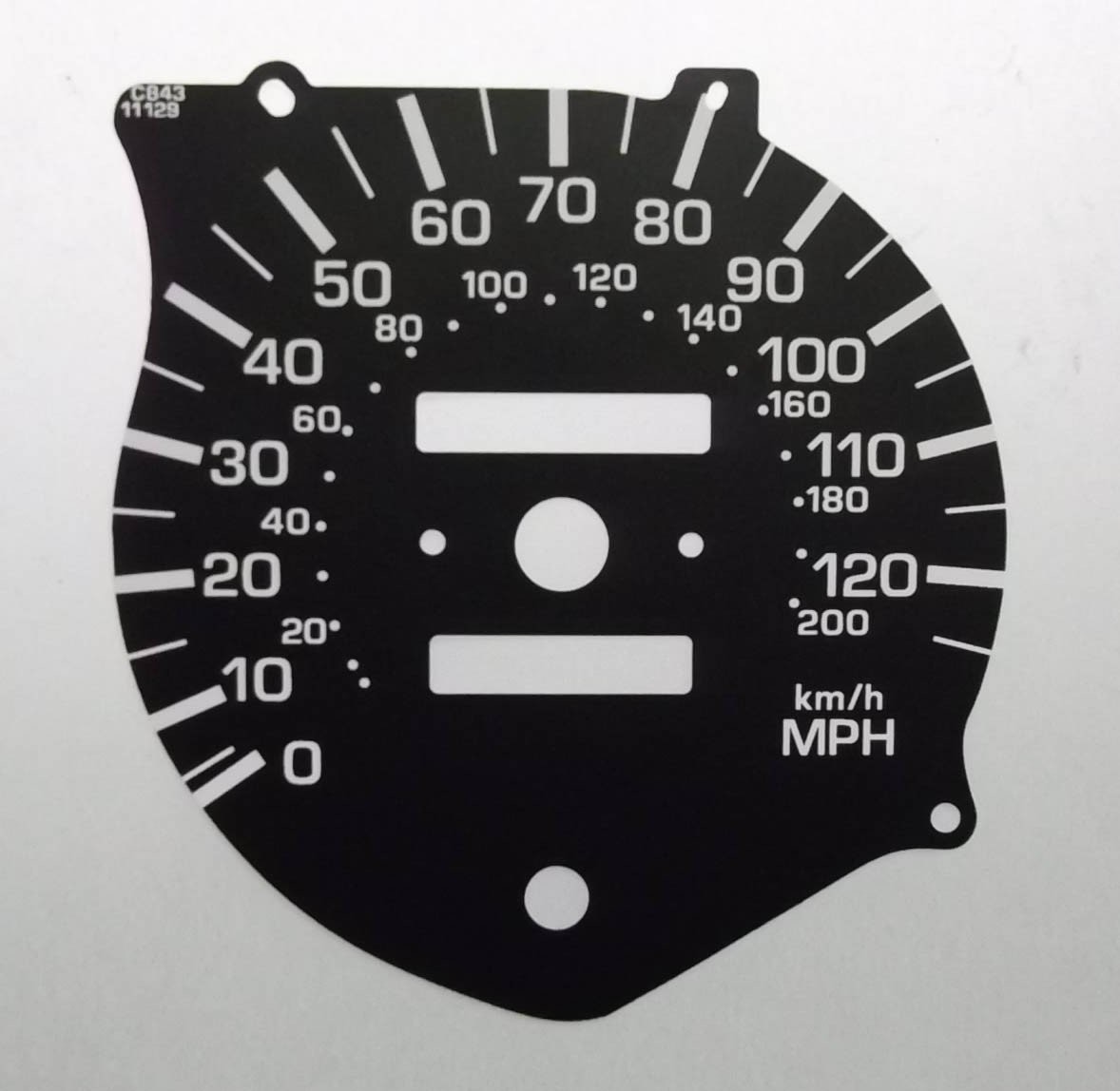 LANDCRUISER MPH DIAL CONVERSION