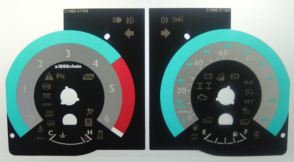 LANDCRUISER MPH DIAL CONVERSION