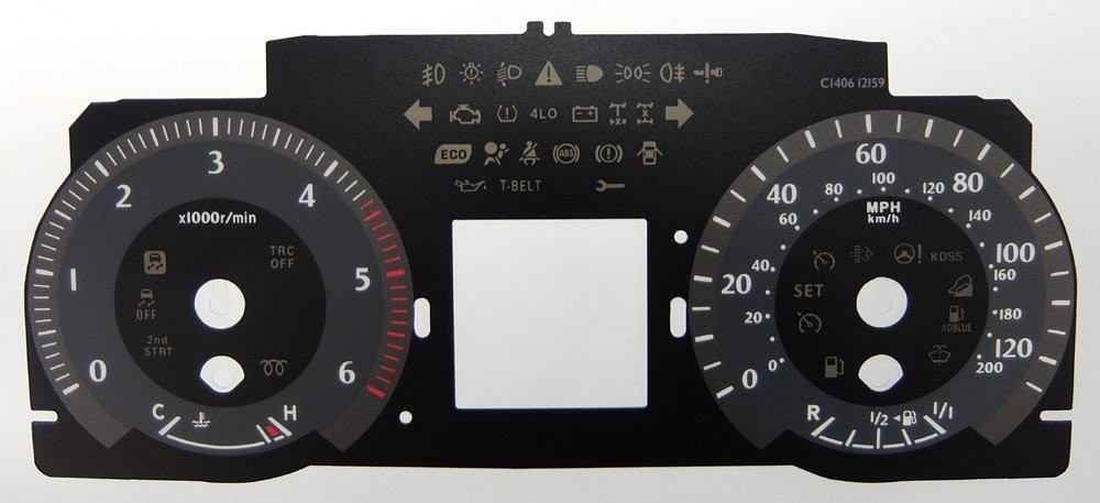 LANDCRUISER MPH DIAL CONVERSION