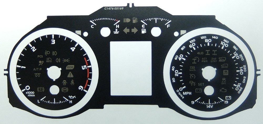 LANDCRUISER MPH DIAL CONVERSION