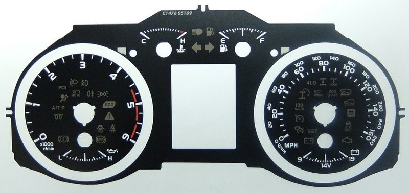 LANDCRUISER MPH DIAL CONVERSION