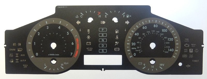 LANDCRUISER MPH DIAL CONVERSION