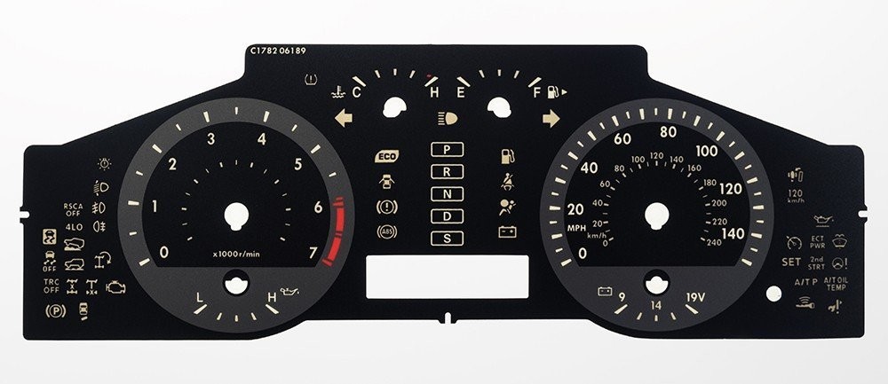 LANDCRUISER MPH DIAL CONVERSION