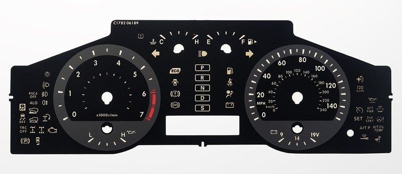 LANDCRUISER MPH DIAL CONVERSION