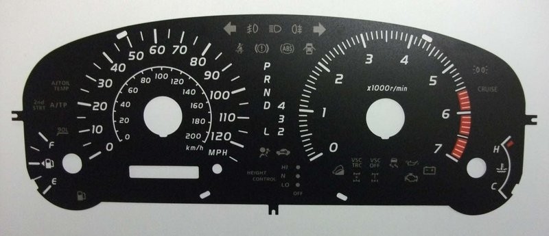 LANDCRUISER MPH DIAL CONVERSION
