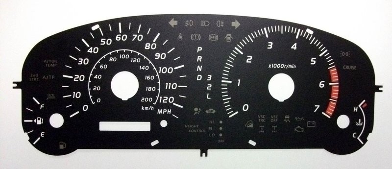 LANDCRUISER MPH DIAL CONVERSION