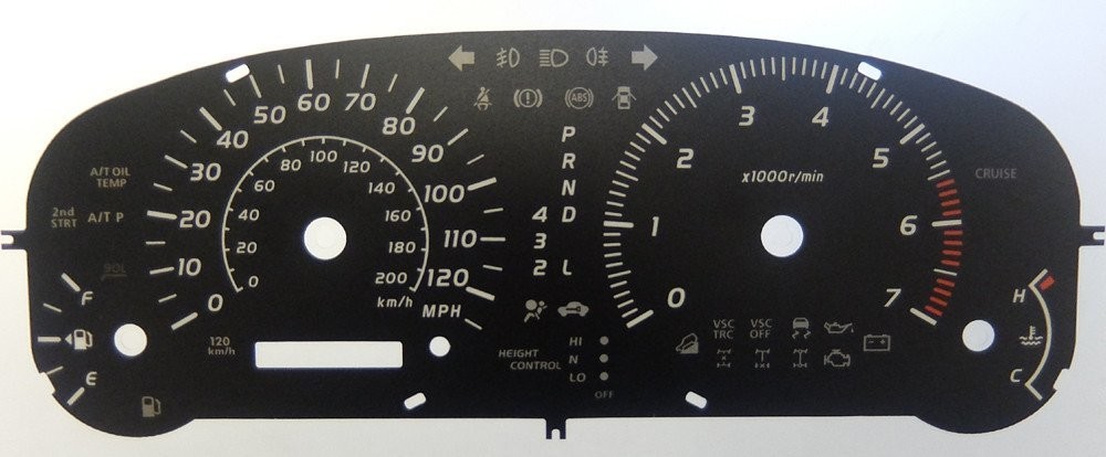 LANDCRUISER MPH DIAL CONVERSION