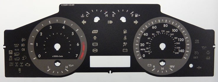 LANDCRUISER MPH DIAL CONVERSION