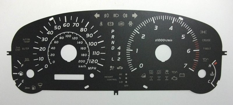LANDCRUISER MPH DIAL CONVERSION