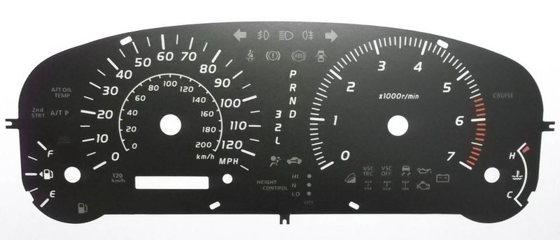 LANDCRUISER MPH DIAL CONVERSION