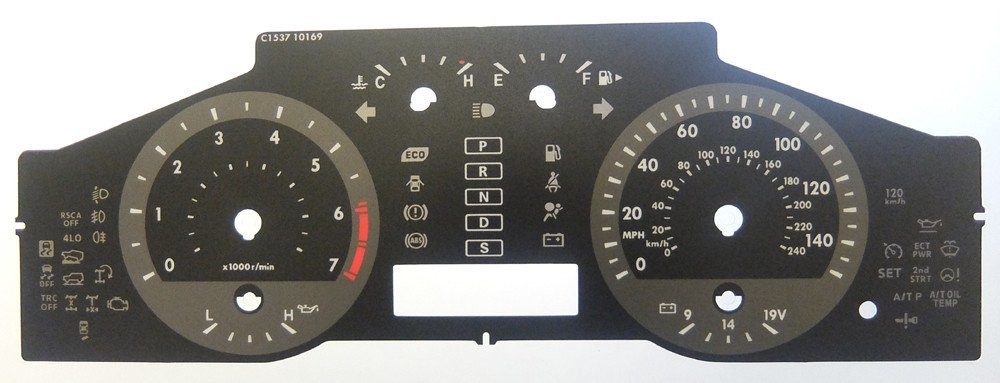 LANDCRUISER MPH DIAL CONVERSION