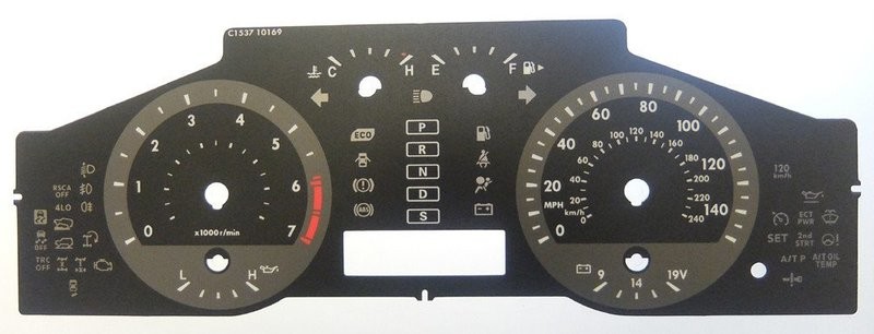 LANDCRUISER MPH DIAL CONVERSION