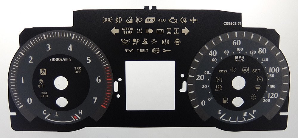 LANDCRUISER MPH DIAL CONVERSION