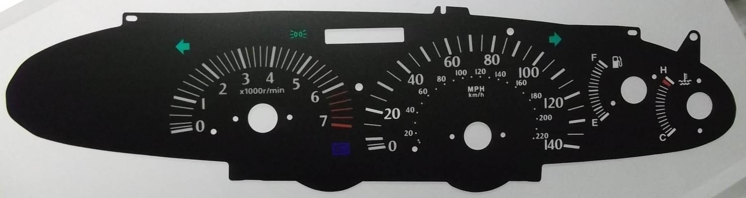PREVIA MPH DIAL CONVERSION