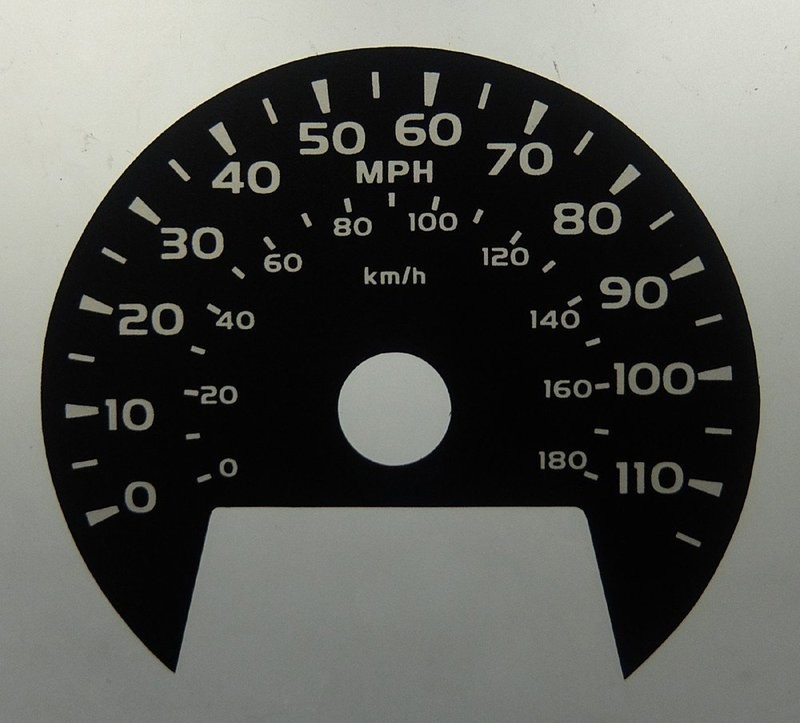 RAV-4 MPH DIAL CONVERSION