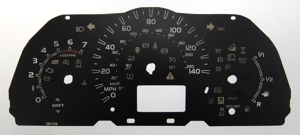RAV-4 MPH DIAL CONVERSION