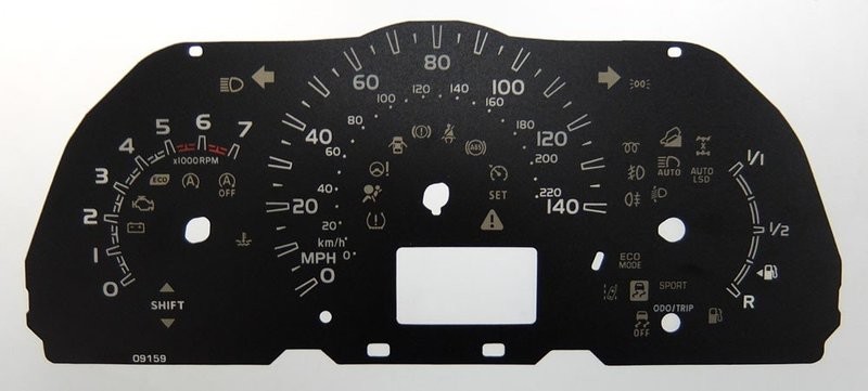 RAV-4 MPH DIAL CONVERSION