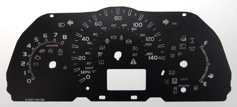 RAV-4 MPH DIAL CONVERSION