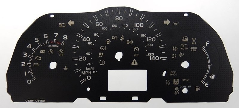 RAV-4 MPH DIAL CONVERSION