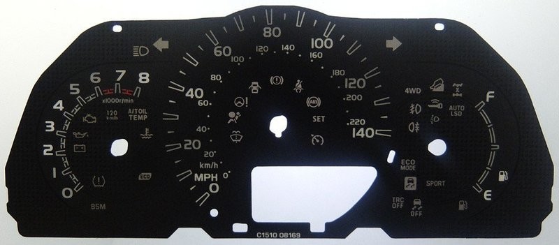 RAV-4 MPH DIAL CONVERSION