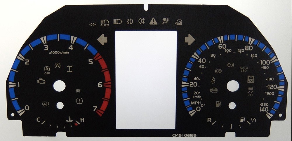 RAV-4 MPH DIAL CONVERSION