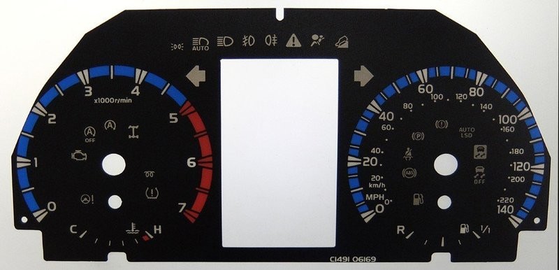 RAV-4 MPH DIAL CONVERSION